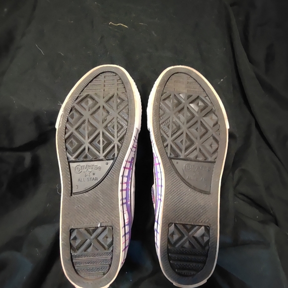 Converse Paint Drip & Stars Back Zip 645160F Junior Size US 6 UK 5.5 EUR 38.5 - Picture 4 of 5